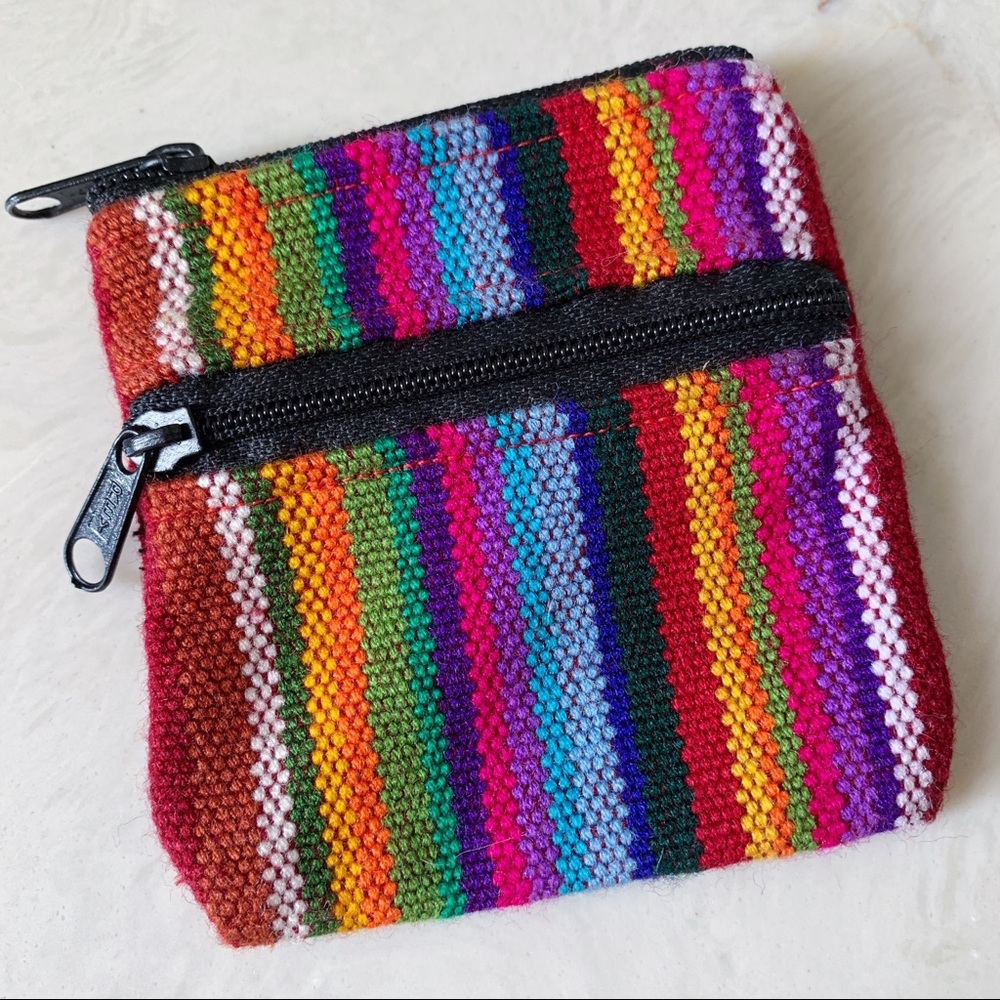 Mini Boho Colorful Coin Pouch